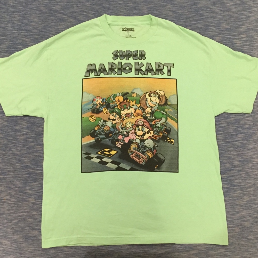 Super Nintendo Super Mario Kart T-shirt